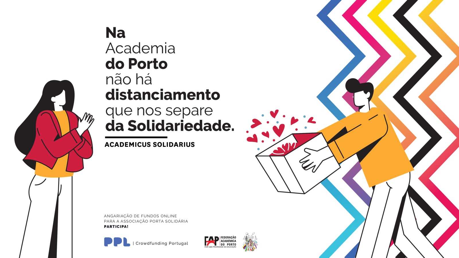 Na Academia do Porto, não há distanciamento que nos separe da solidariedade