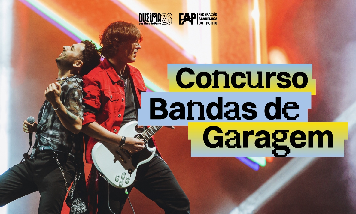 Concurso Bandas de Garagem da Queima das Fitas do Porto 2026 - Conhece os semifinalistas!