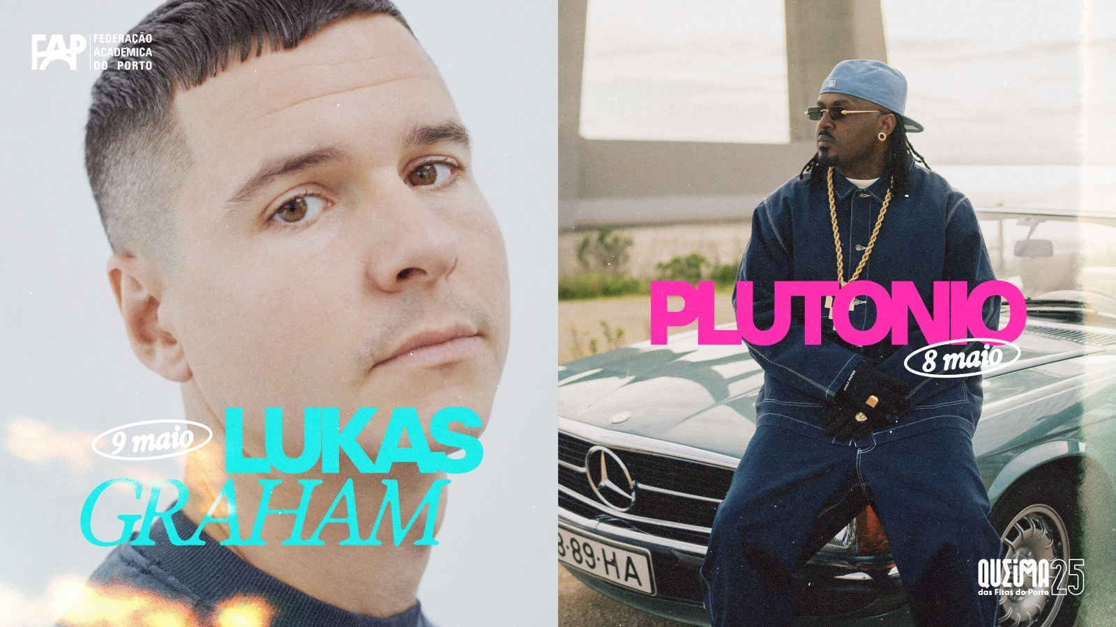 Queima das Fitas do Porto anuncia Lukas Graham e Plutonio 