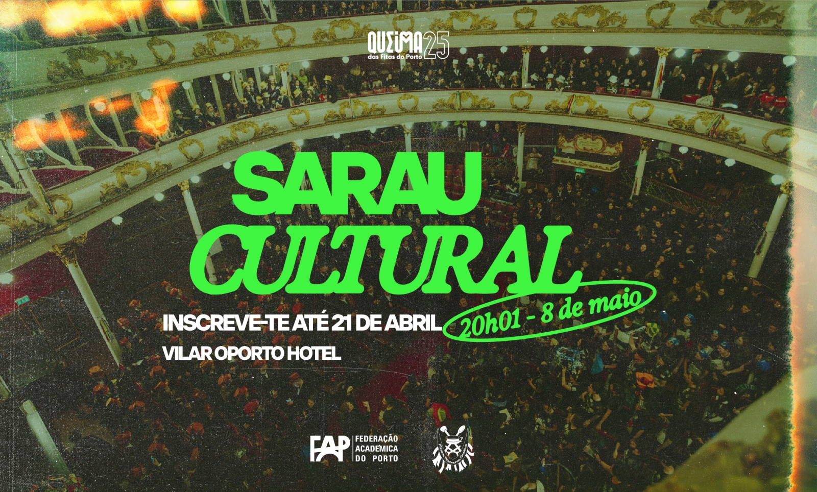 Sarau Cultural da Queima das Fitas do Porto 2025