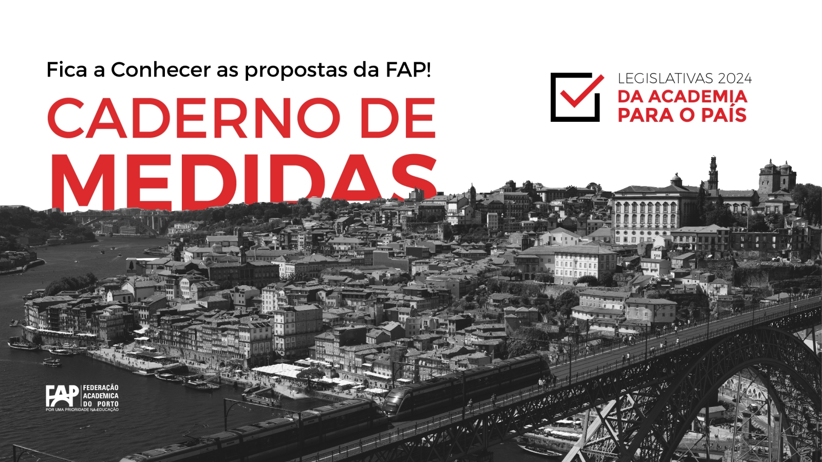 Eleições Legislativas: FAP lança Caderno de Medidas com propostas e soluções para o futuro dos jovens