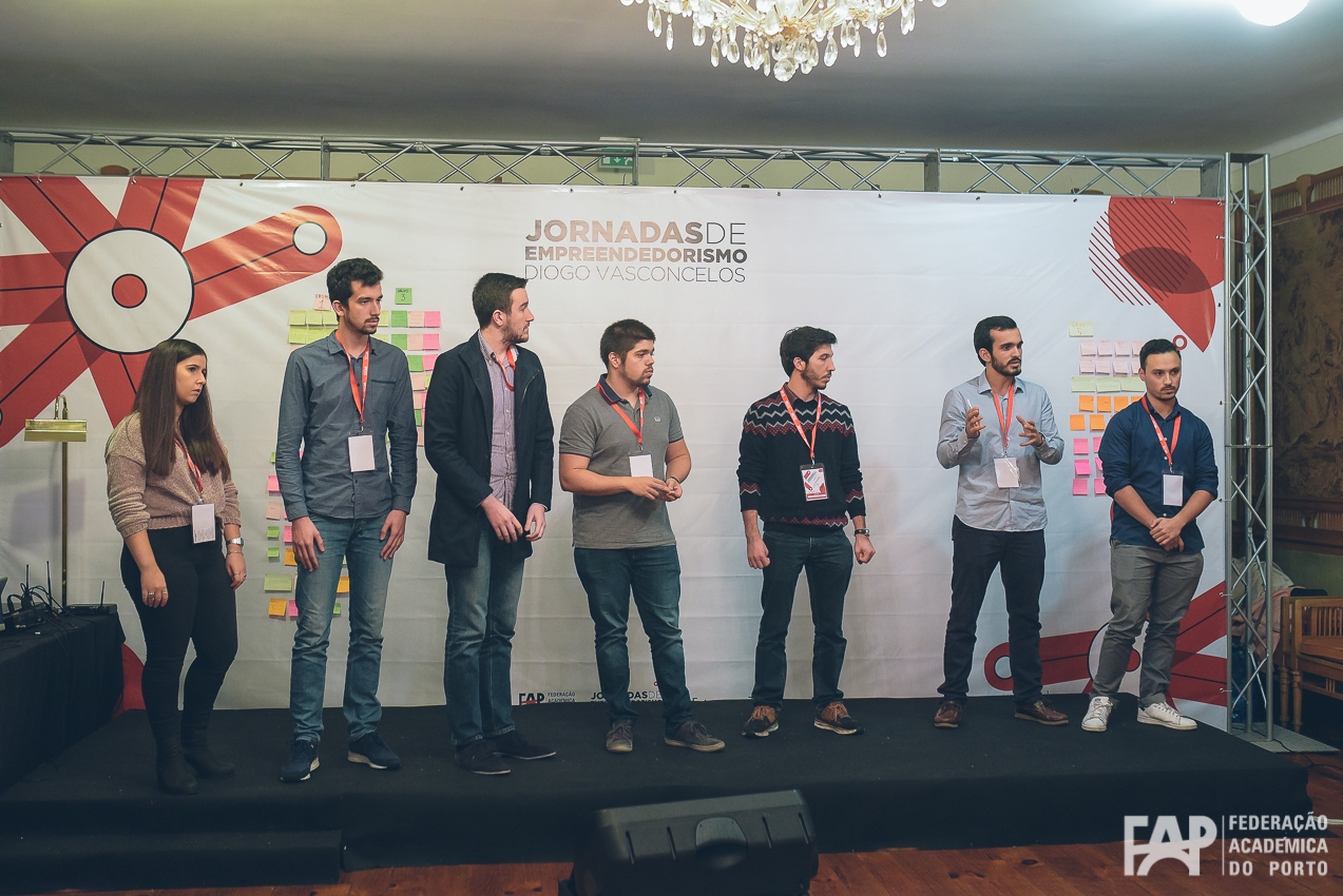 Vencedores das Jornadas de Empreendedorismo Diogo Vasconcelos 2018