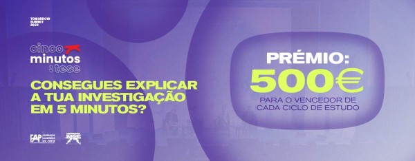 Candidaturas ao Concurso 5 Minutos de Tese já arrancaram