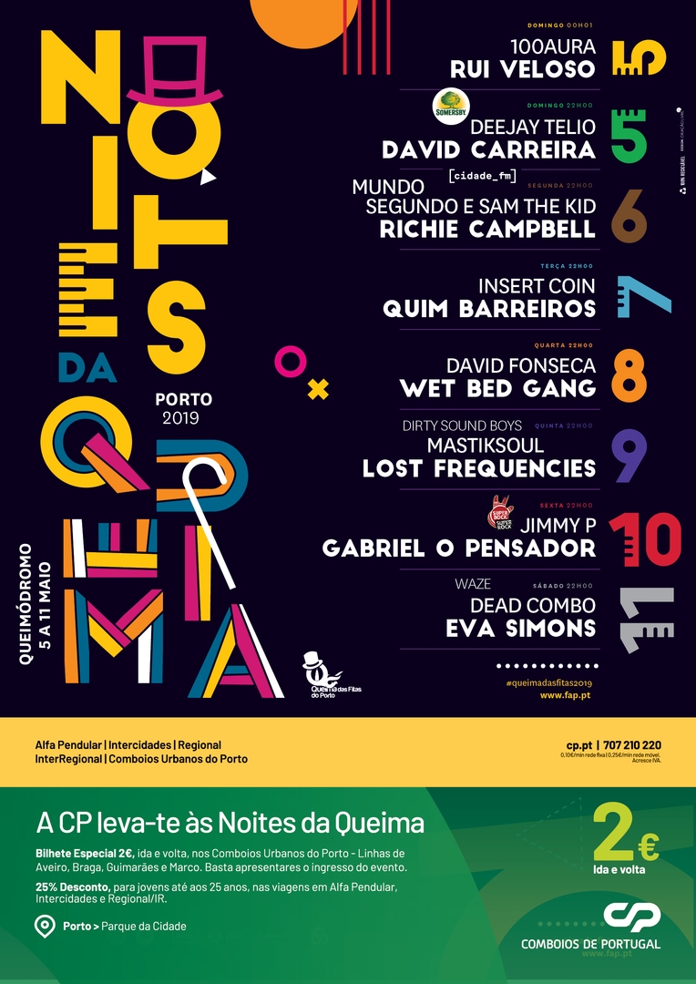 FAP renova parceria com a CP para a Queima das Fitas do Porto 2019